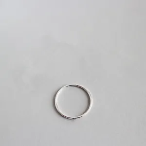 FashionSierra - 1.2mm Narrow 925 Sterling Silver Rings