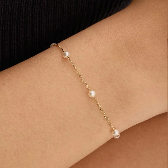 Fergie Pearl Station Bracelet