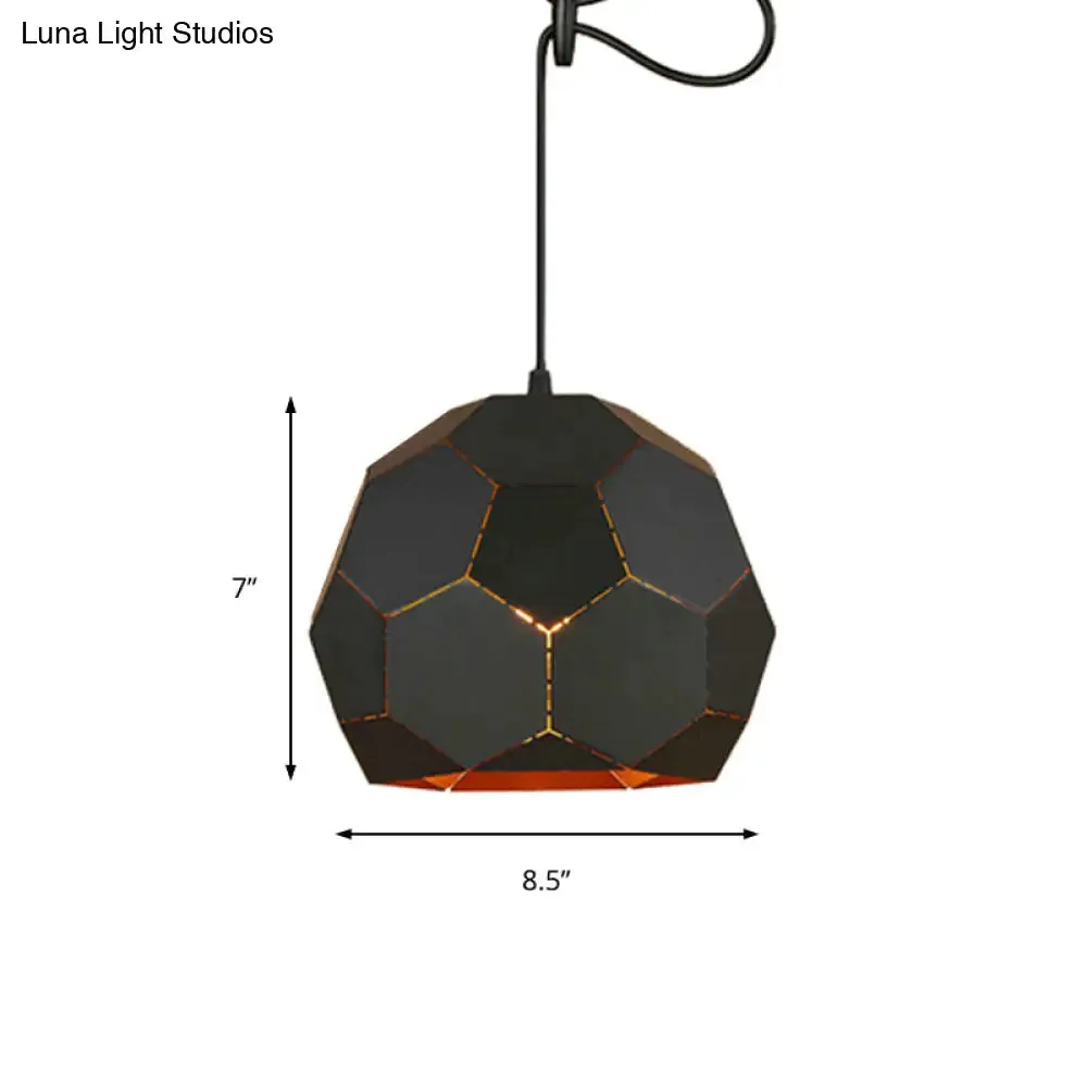 Geometric Nordic Style Metal Pendant Lamp in 5 Colors