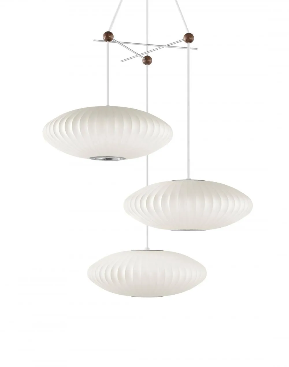 George Nelson Triple Bubble Pendant Light