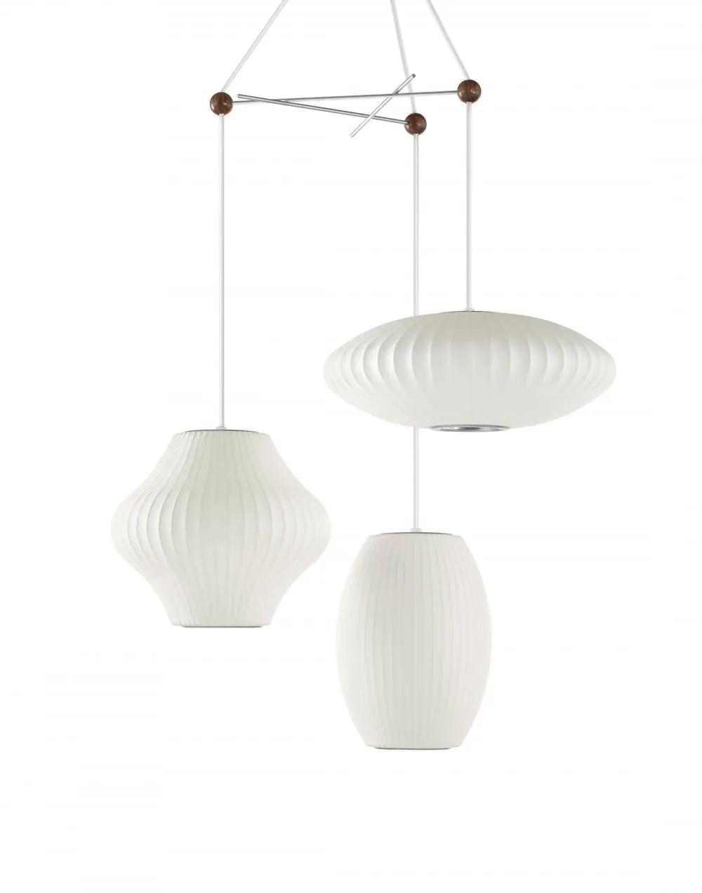 George Nelson Triple Bubble Pendant Light