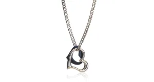 Gold Chain Necklace With Heart Pendants