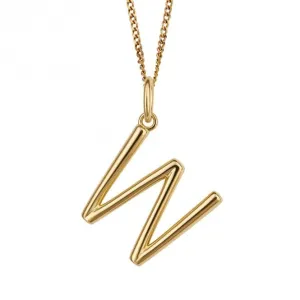 Gold Plated Initial Letter X Pendant P5150