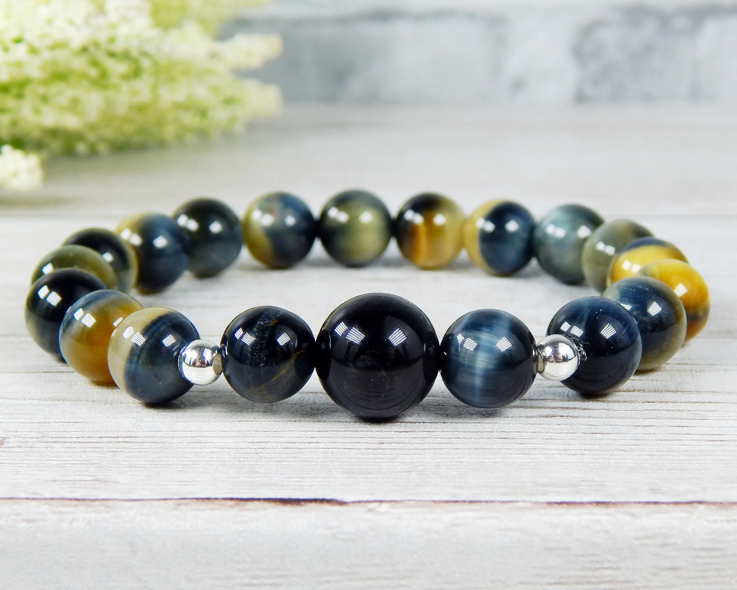 Golden Tiger Eye Bracelet - Handmade Natural Jewelry for Women