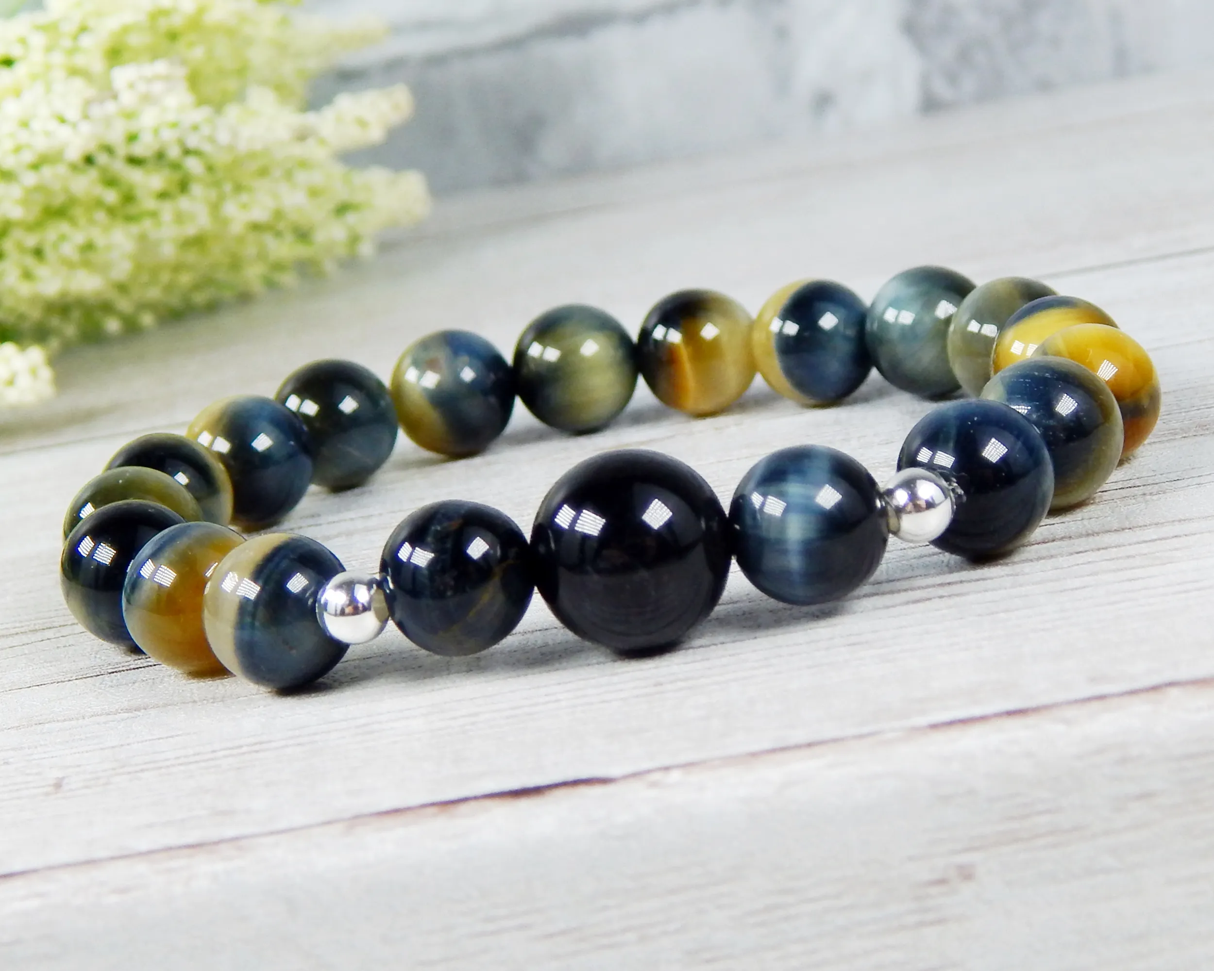 Golden Tiger Eye Bracelet - Handmade Natural Jewelry for Women