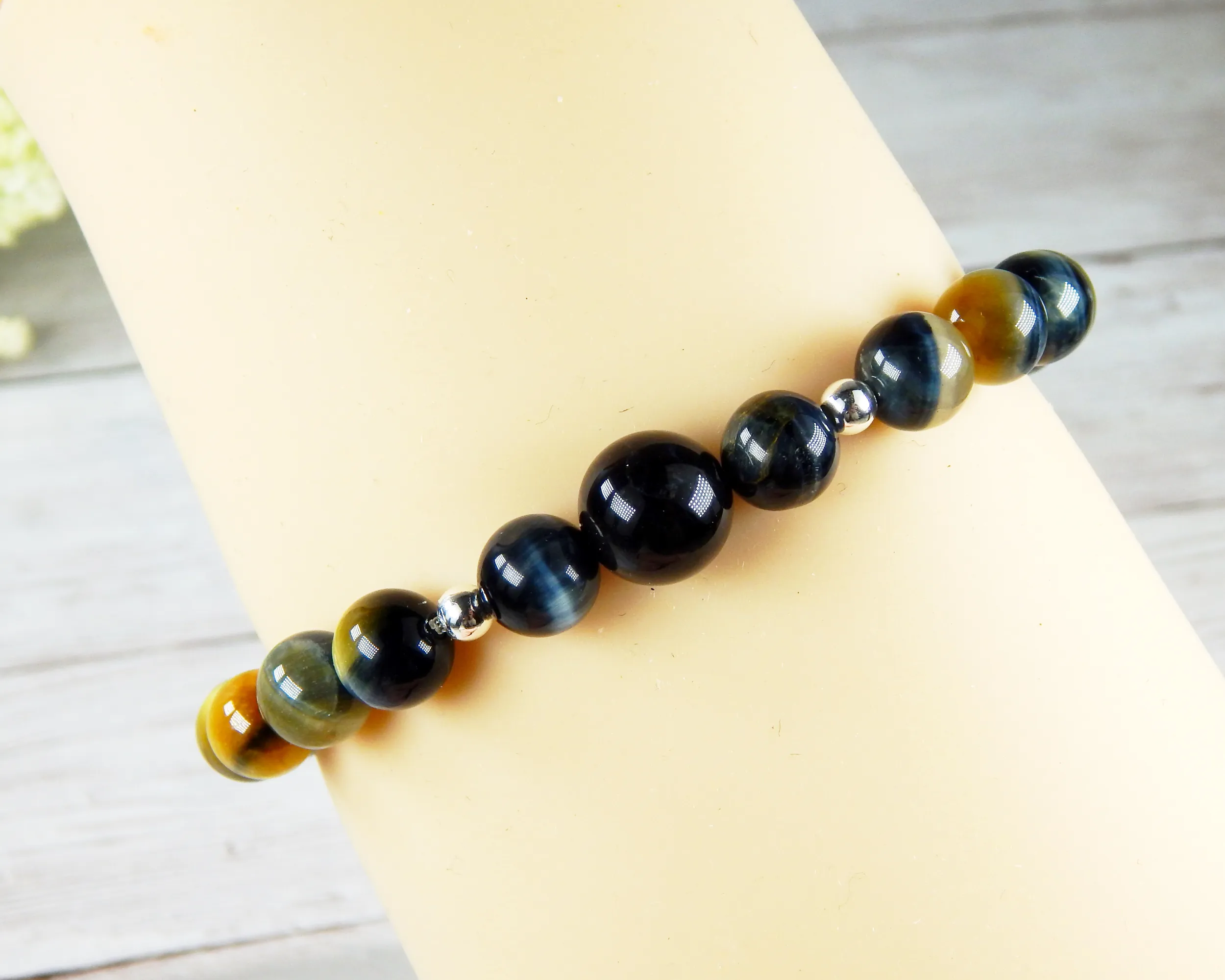 Golden Tiger Eye Bracelet - Handmade Natural Jewelry for Women