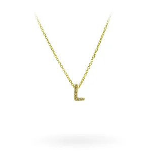 Initial "L" Necklace