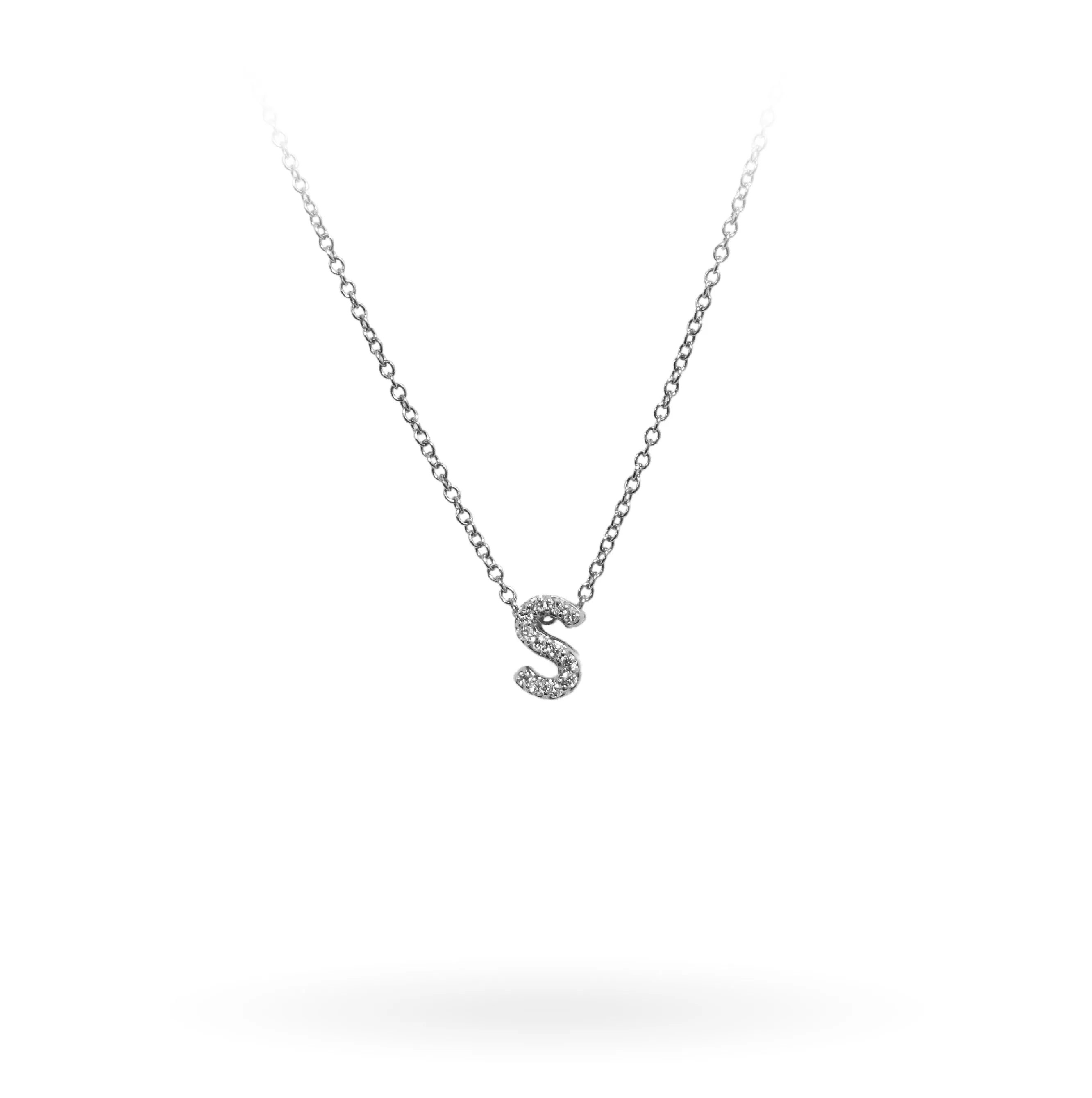 Initial "S" Necklace