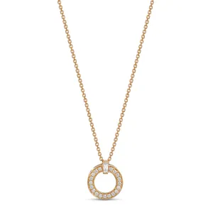 Lighthouse® Single Diamond Pendant Necklace | Rose Gold