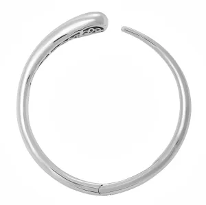 Luna Bangle in Sterling Silver