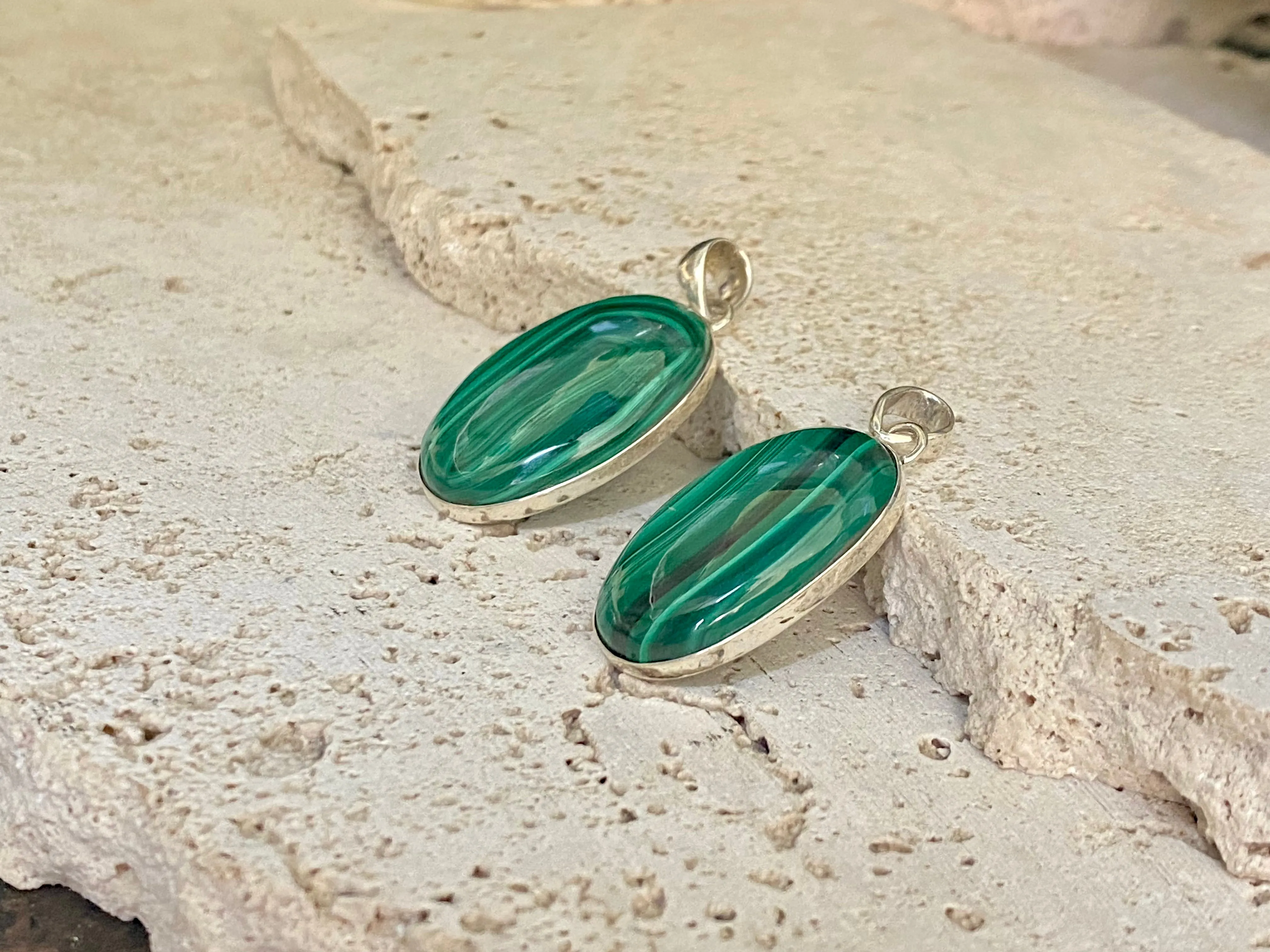 Malachite Pendants