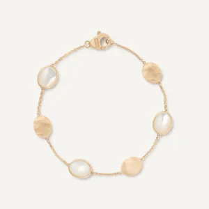 Marco Bicego Sivigila Collection 18K Yellow Gold, Mother of Pearl Bead Bracelet