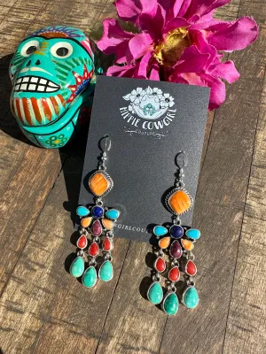 Multicolor Chandelier Earrings