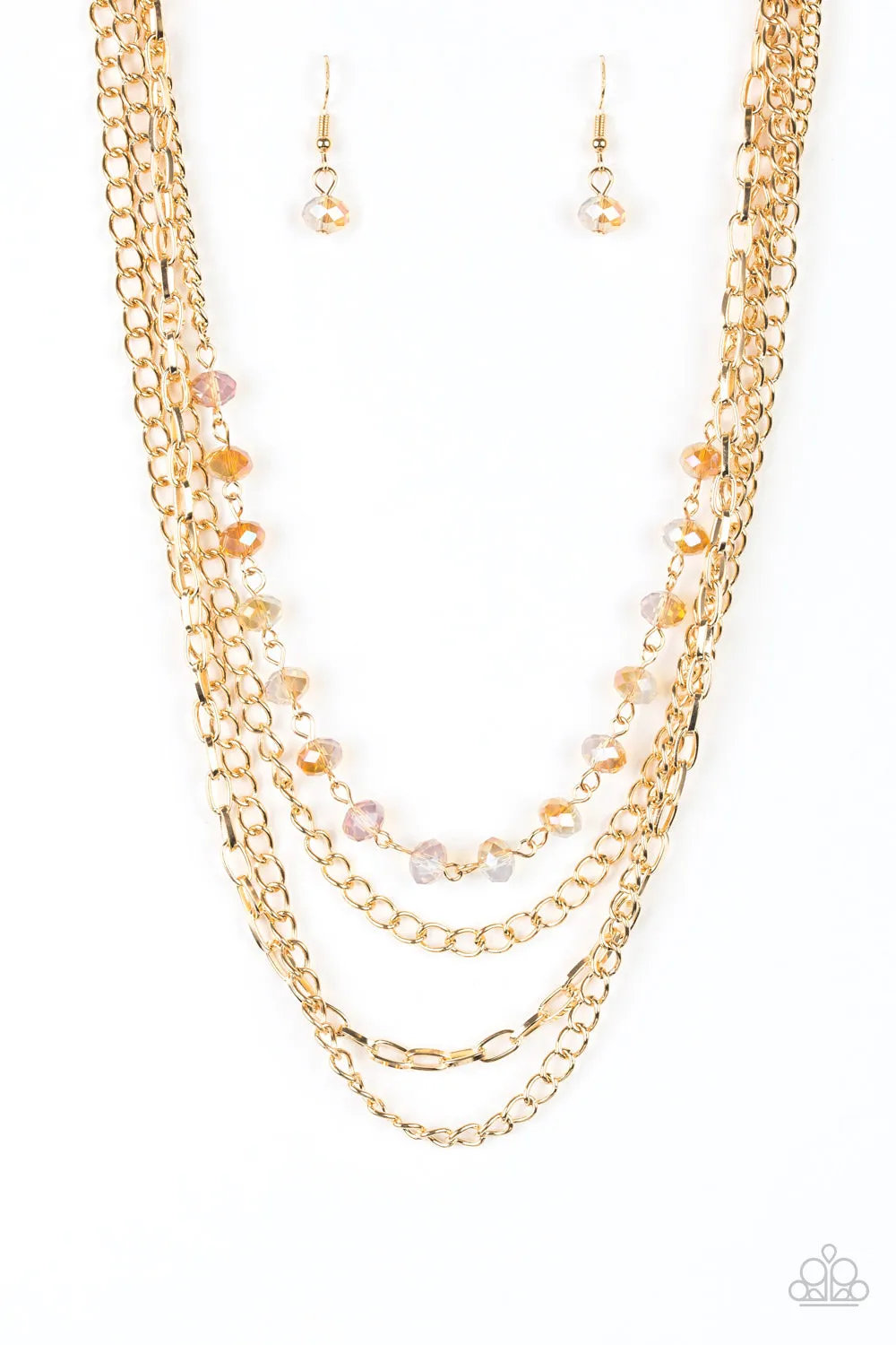 Necklace Extravagant Elegance - Gold N200