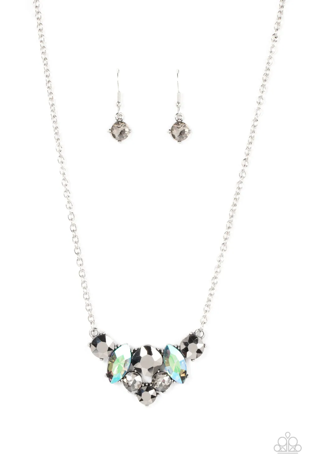 Necklaces Lavishly Loaded - Silver