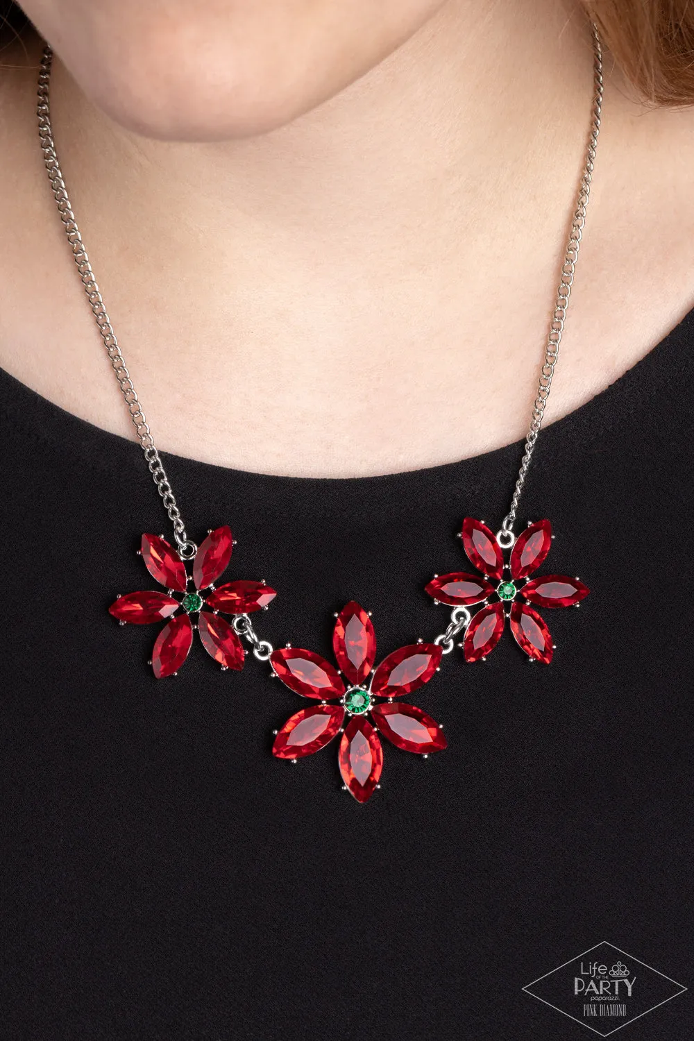 Necklaces Meadow Muse - Multi Red N2139