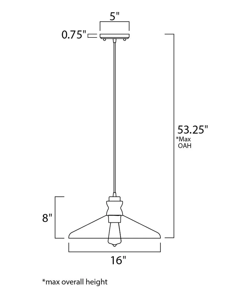 Nelson 16" Single Light Pendant in Weathered Oak and Antique Brass