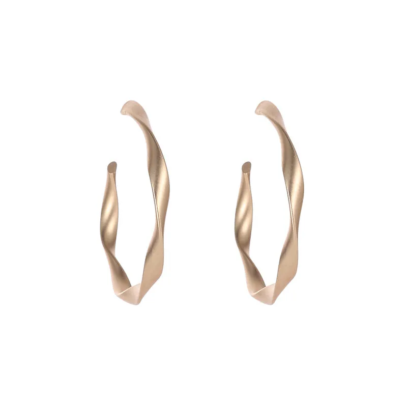 New Creative Simple Geometric Twisted Earrings