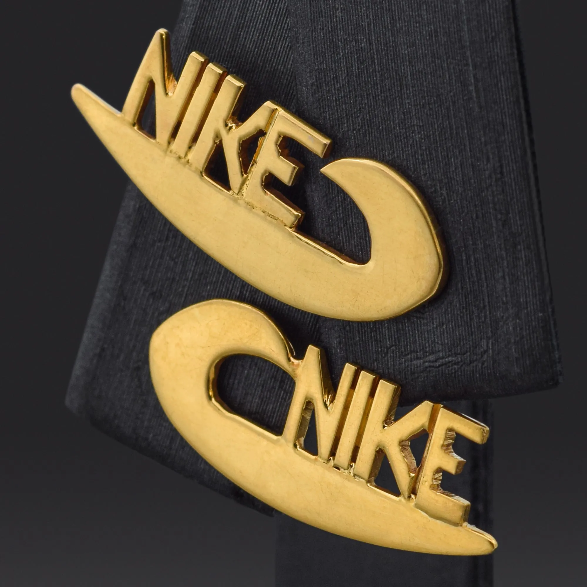 Nike 14K Yellow Gold Stud Earrings