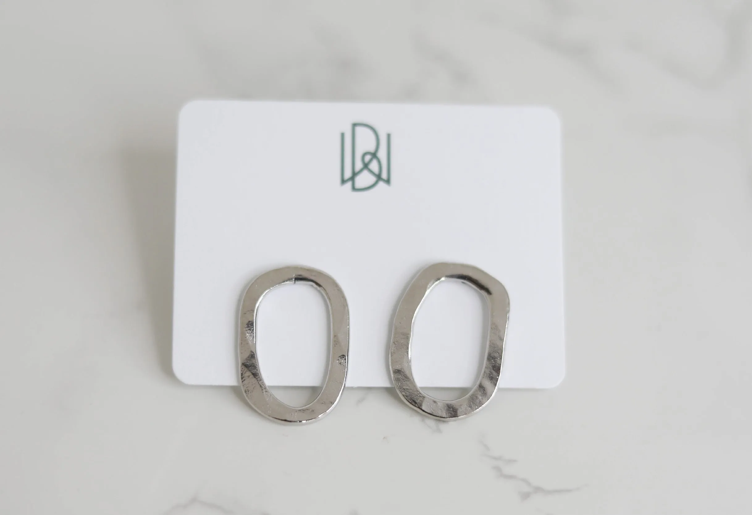 Open Oval Earrings