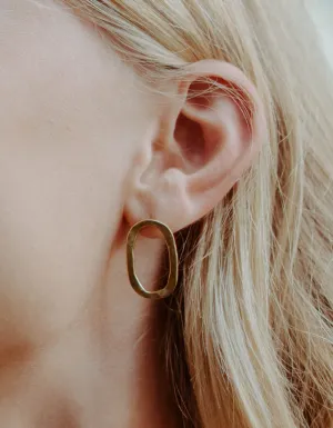 Open Oval Earrings