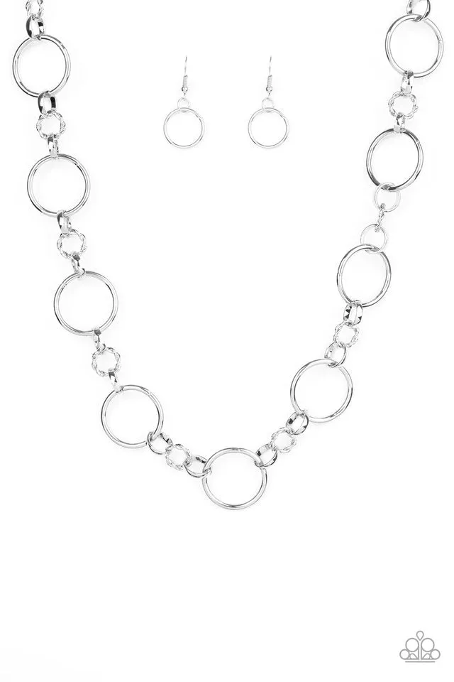 Paparazzi Necklace ~ Classic Combo - Silver