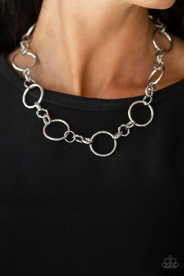 Paparazzi Necklace ~ Classic Combo - Silver