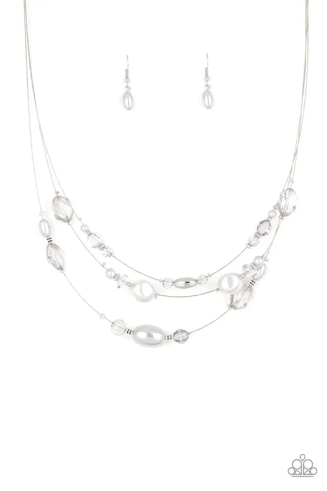 Paparazzi Necklace ~ Pacific Pageantry - Silver