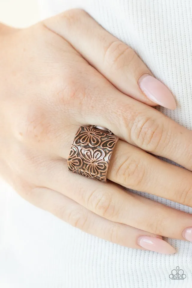 Paparazzi Ring ~ Butterfly Bayou - Copper