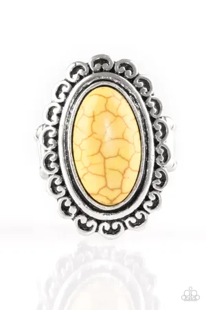 Paparazzi Ring ~ Madly Nomad - Yellow