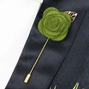 Peluche The Prince Charming Olive Brooch Lapel Pin