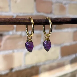 “Pendulum” Amethyst Dangles