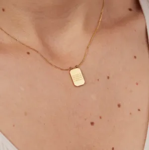 Powerful, Beautiful, Brilliant, and Brave Necklace