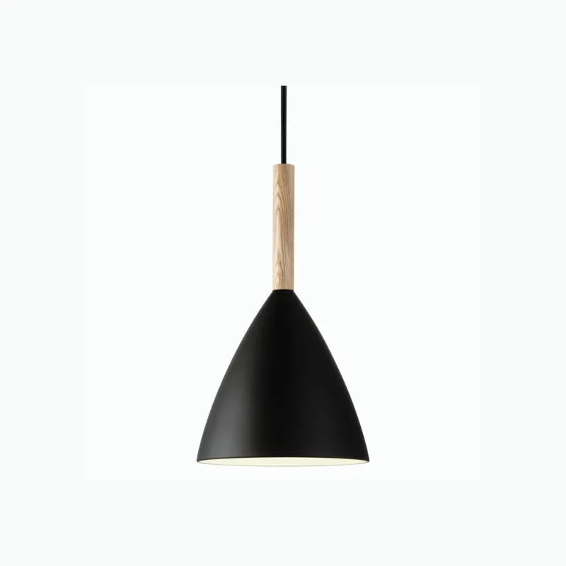 Pure Pendant Light With Timber Accent | Assorted Colours & Sizes