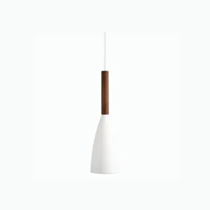 Pure Pendant Light With Timber Accent | Assorted Colours & Sizes