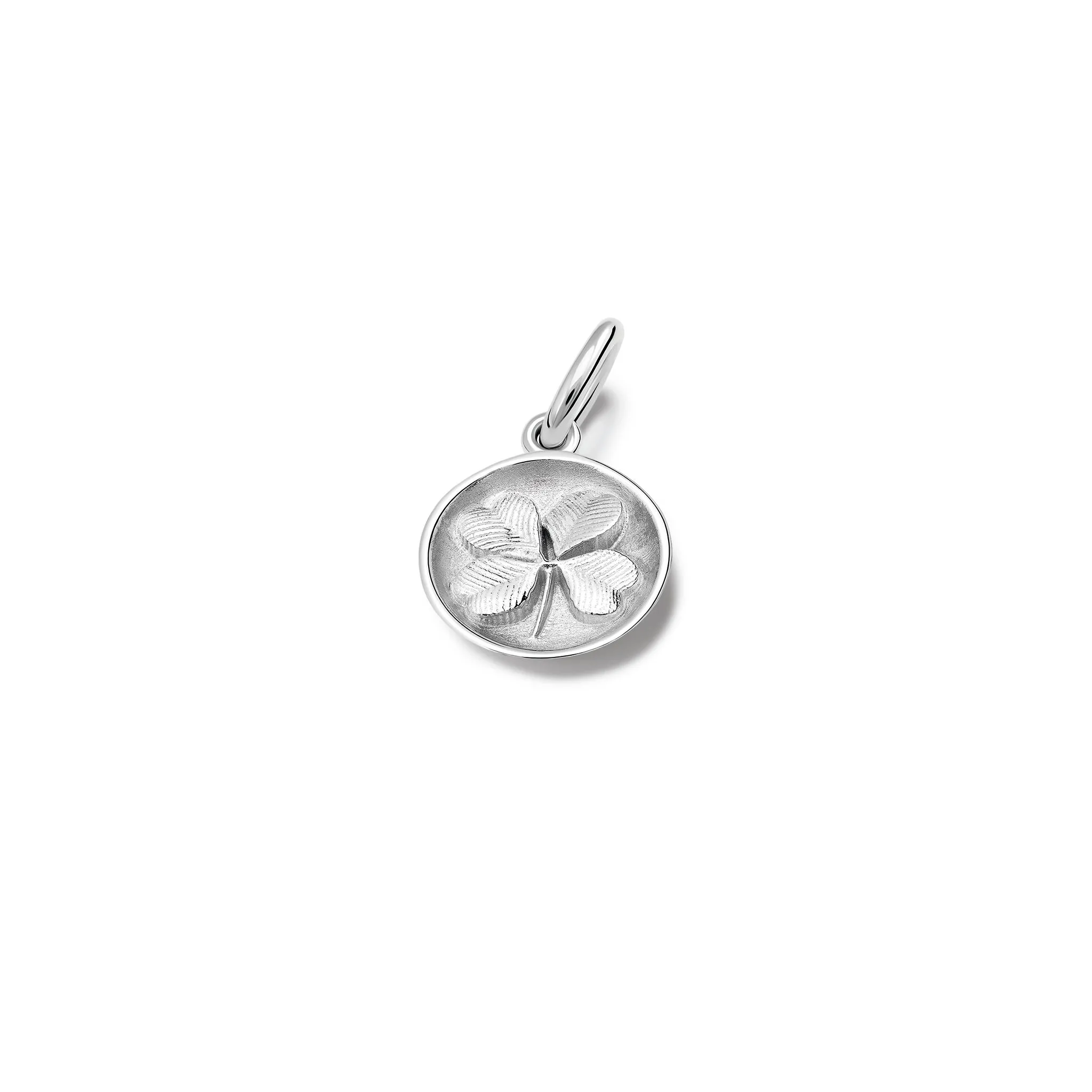 Shamrock Necklace Pendant Silver