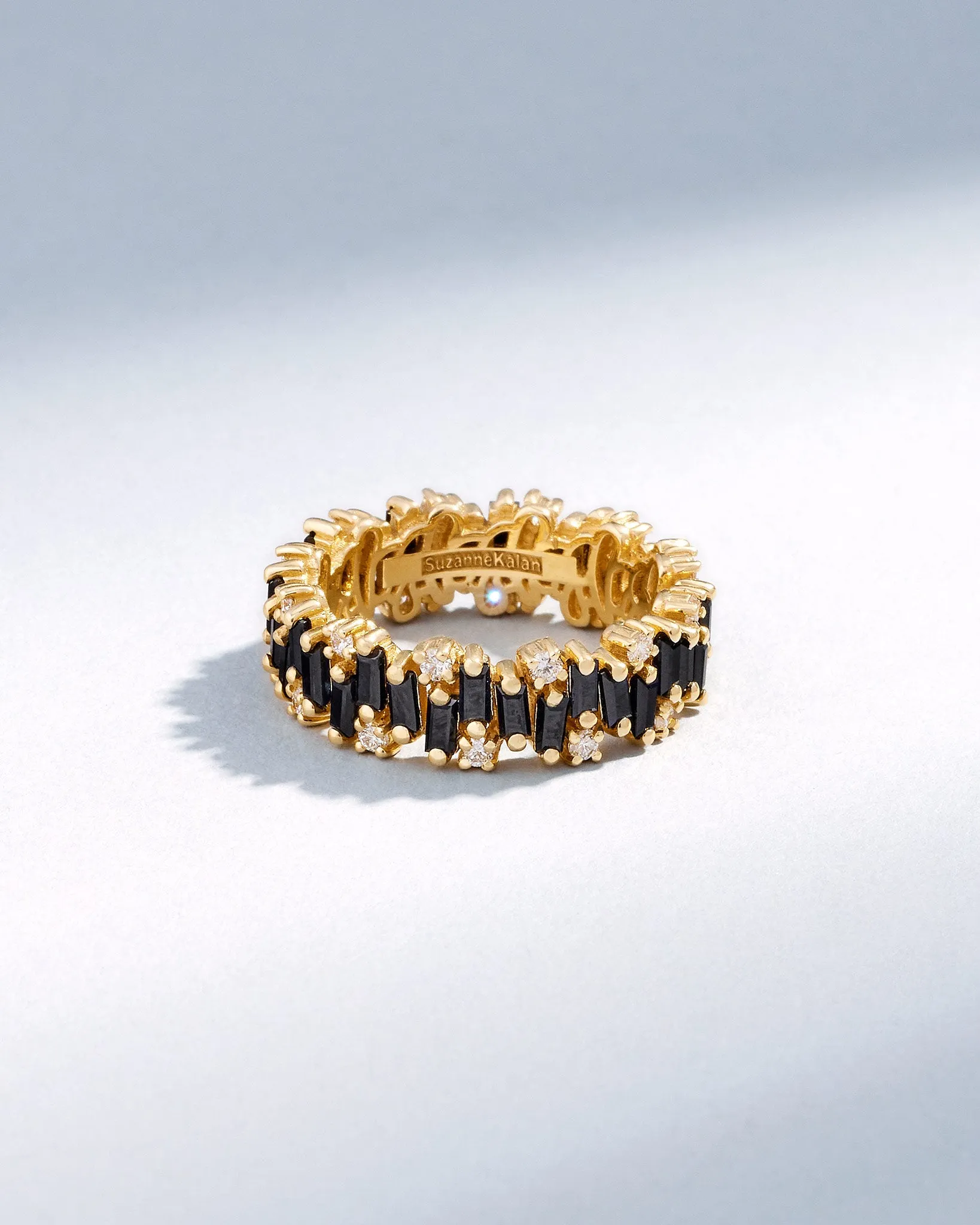 Shimmer Alaia Black Sapphire Eternity Band