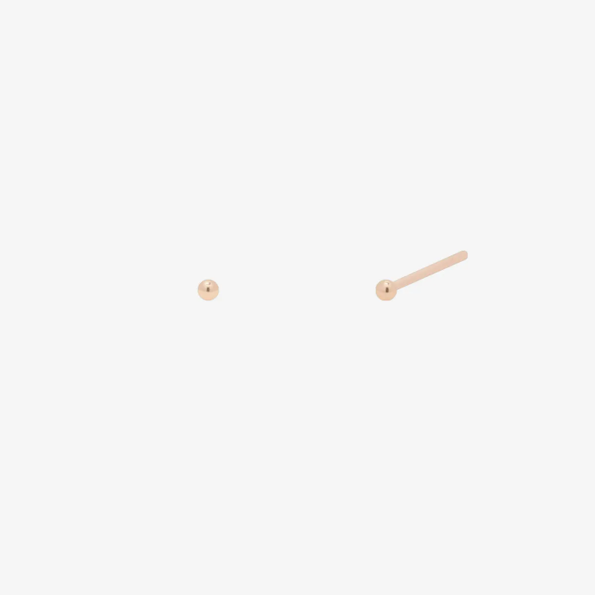 Simple ball stud earrings