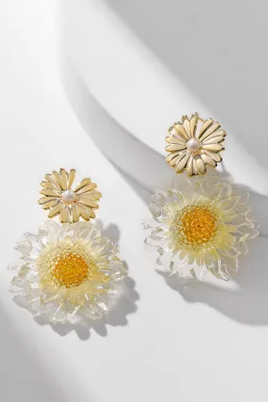 Simple Daisy Spring Summer Earrings