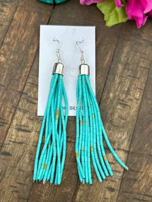 Simple Tassel Dangle Earrings