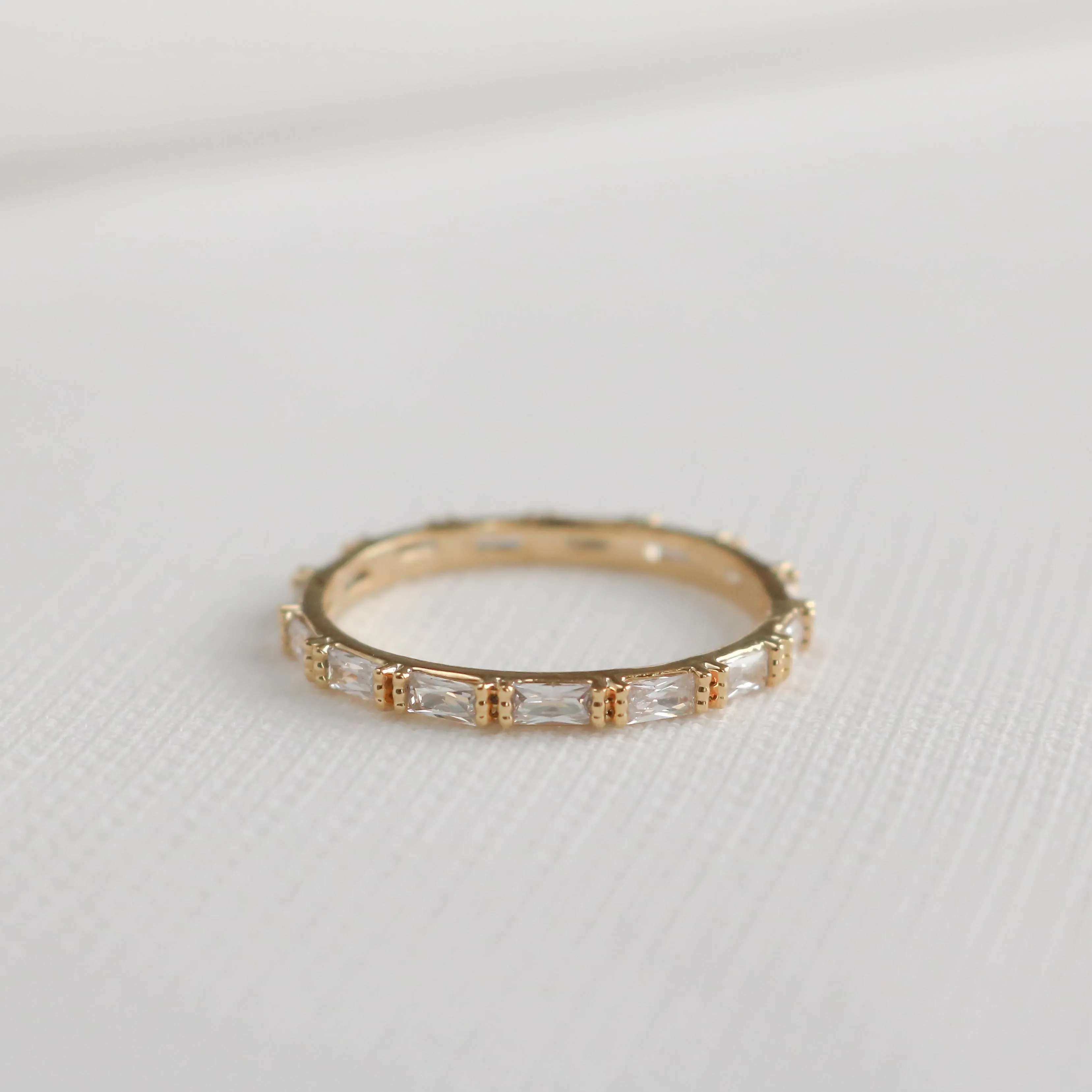 Slim Baguette Eternity Ring