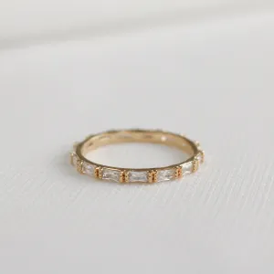 Slim Baguette Eternity Ring