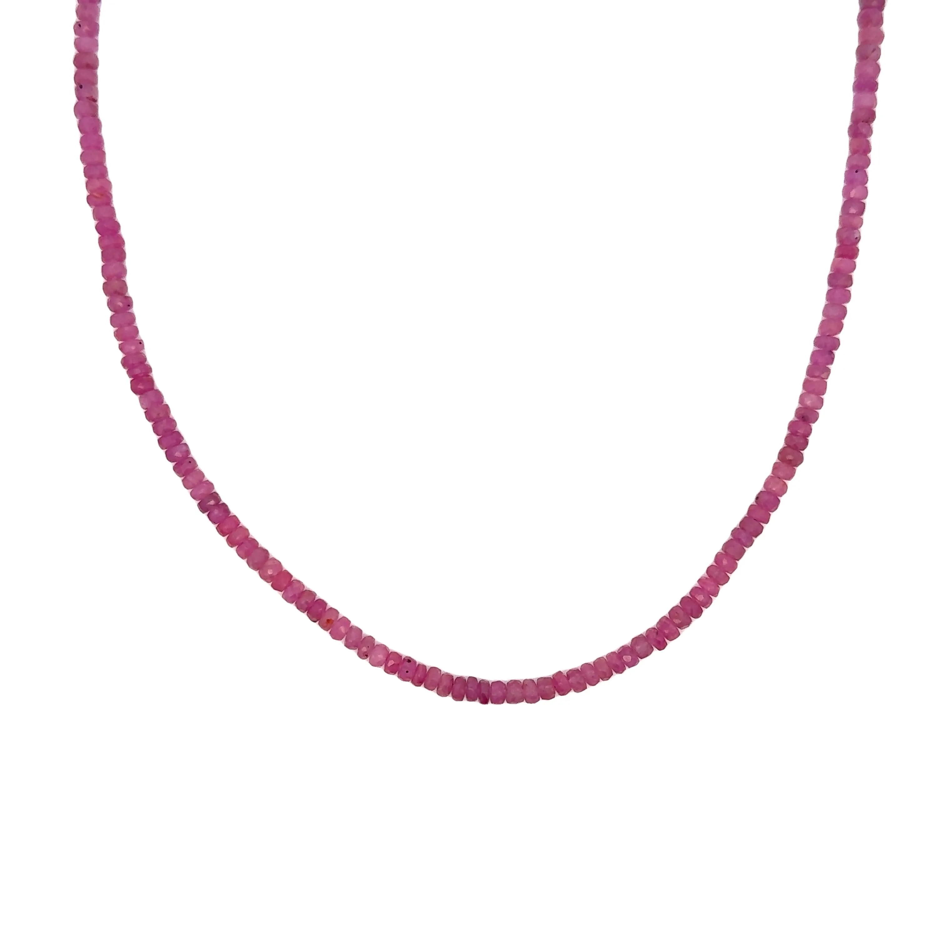 Small Pink Sapphire Strand