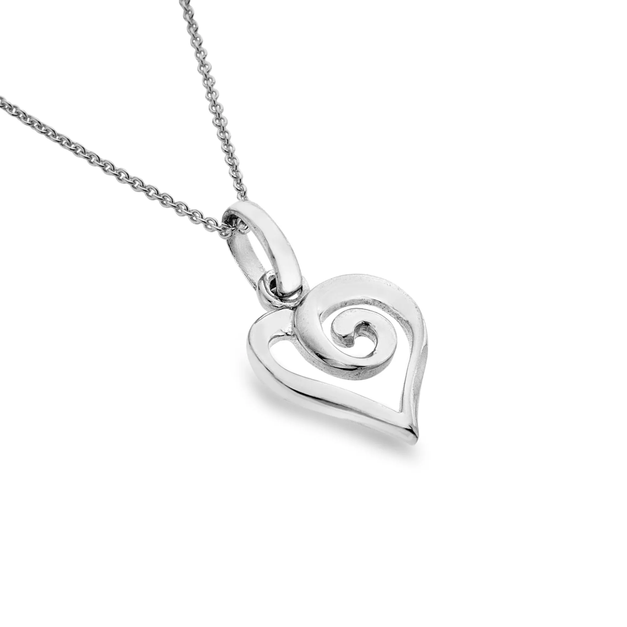 Spiral Heart Pendant