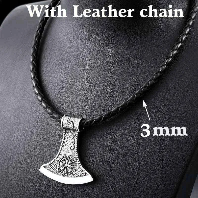 Steel soldier fashion hot sale  Norse viking pendant necklace stainless steel jewelry