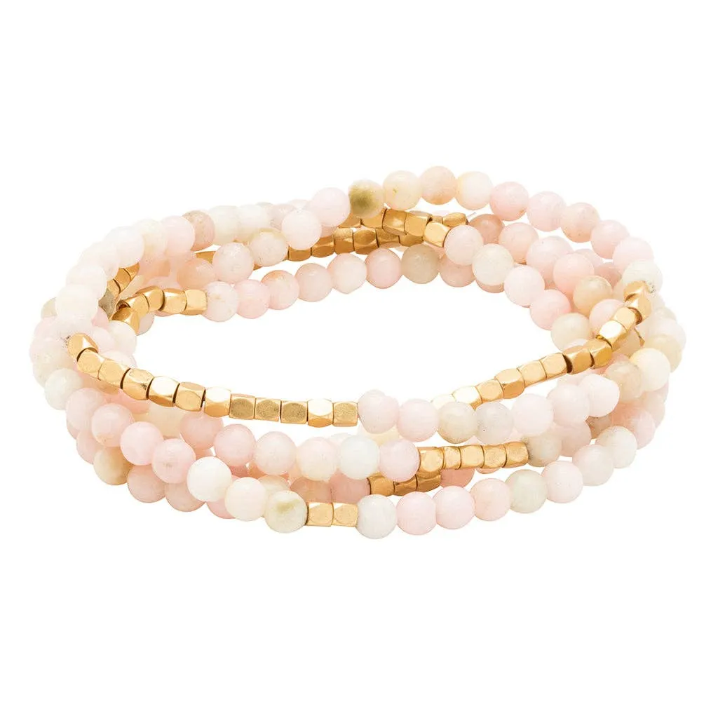 Stone Wrap - Pink Opal / Gold - Stone of Renewal