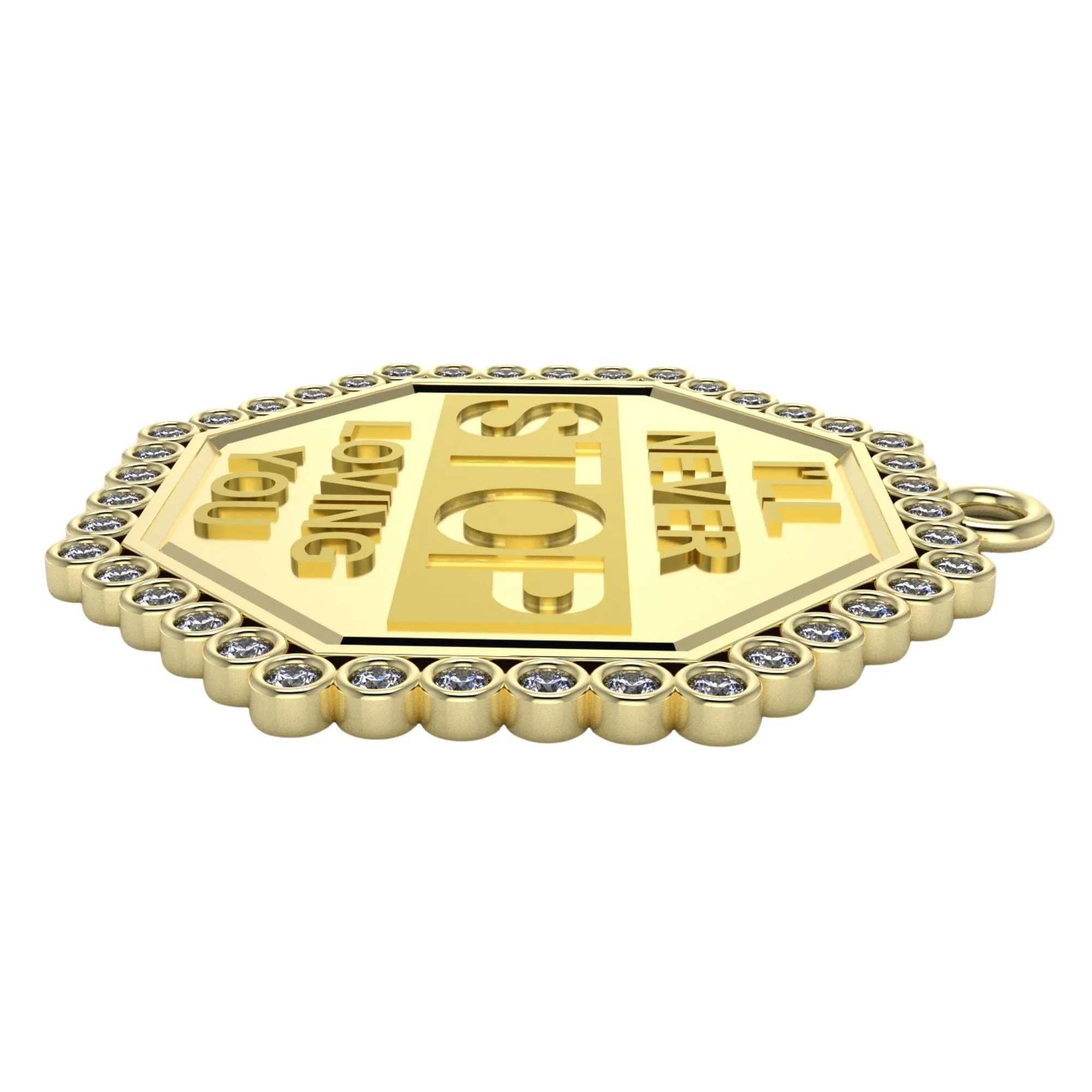 Stop Sign Pendant