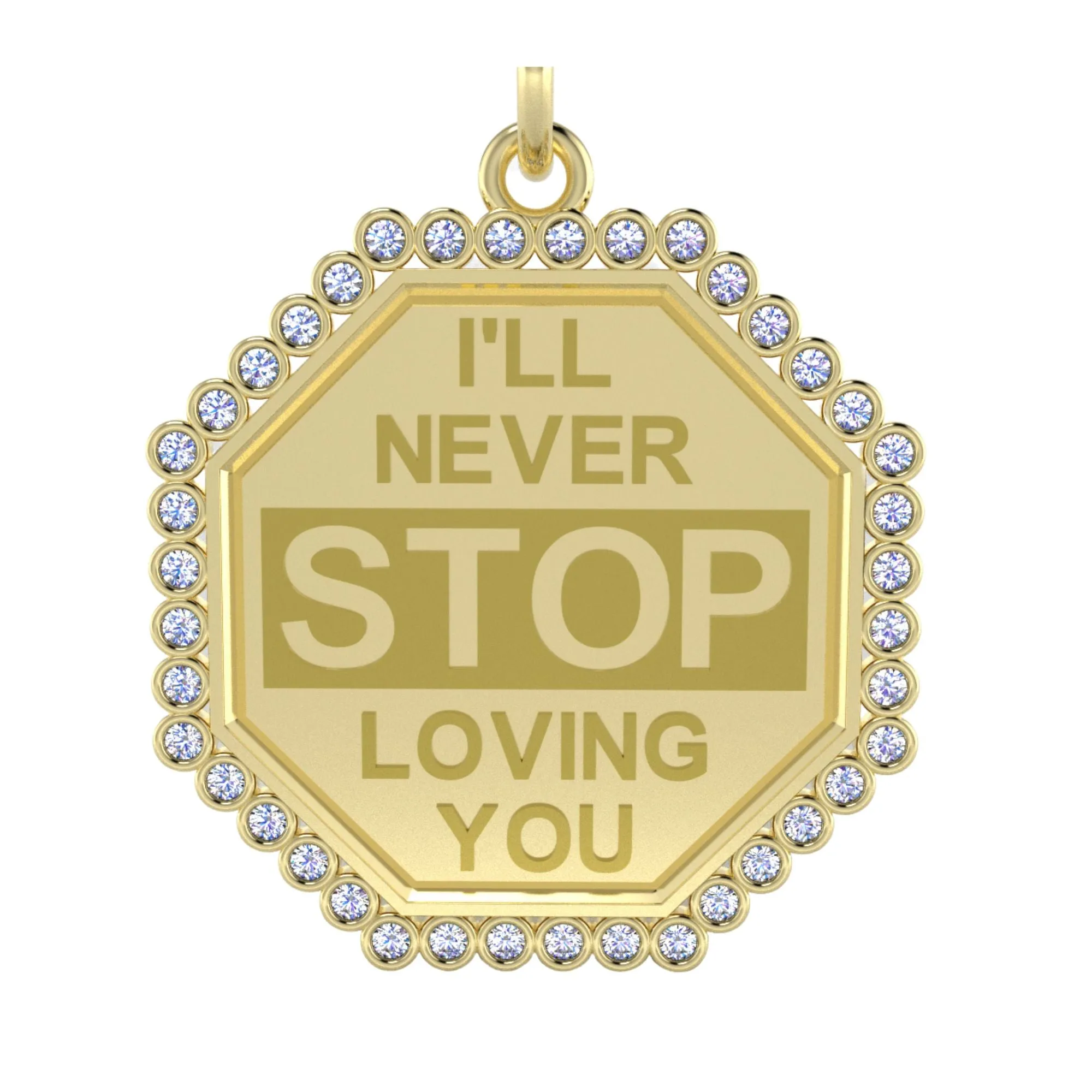 Stop Sign Pendant