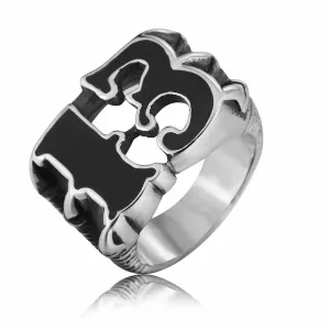 Stylish Retro 13 Men's Titanium Steel Rings for International Jewelry Trade