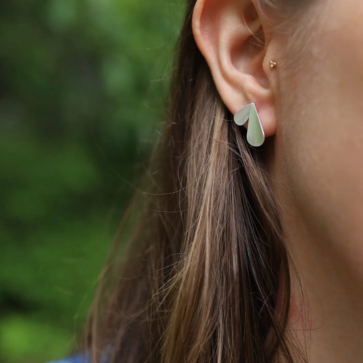 Teardrop Mutli Post Earring